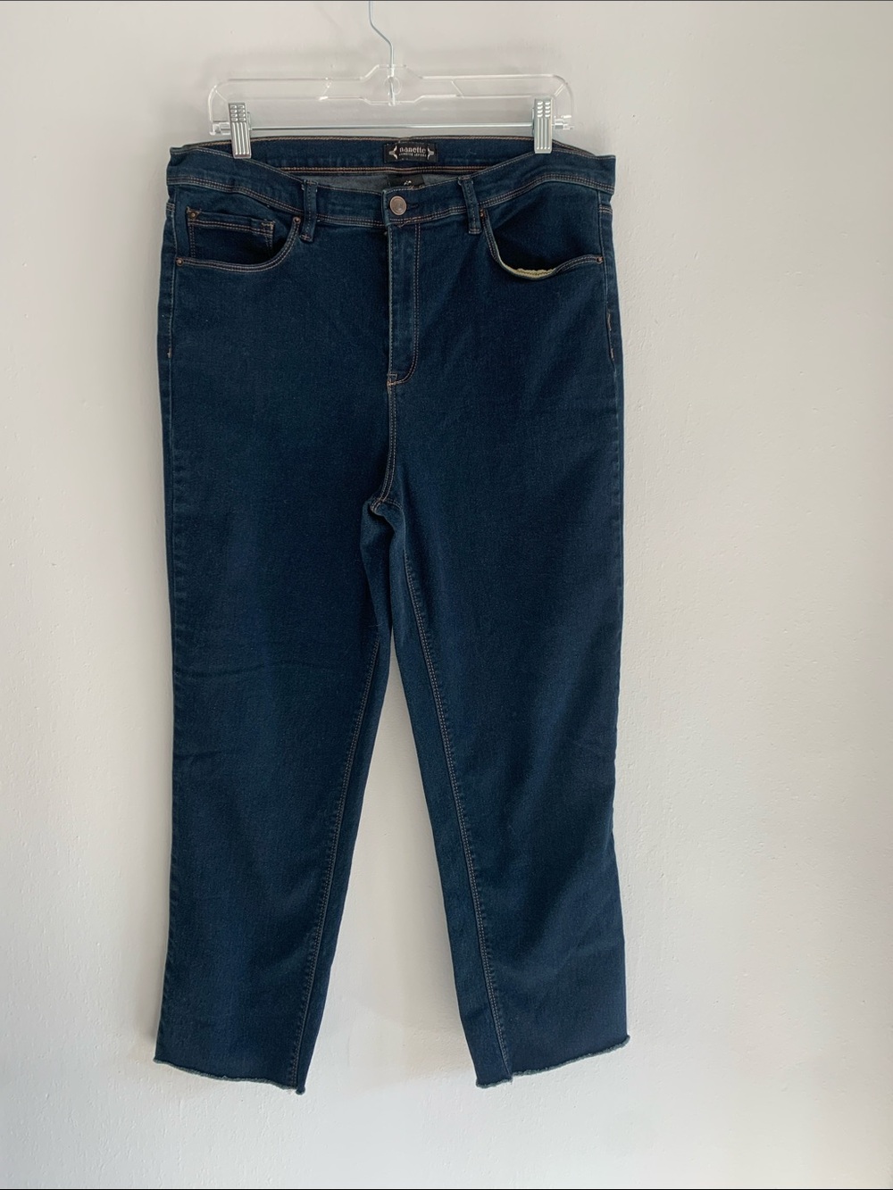 NANETTE LEPORE Dark Blue High-Rise Straight Jeans - 16